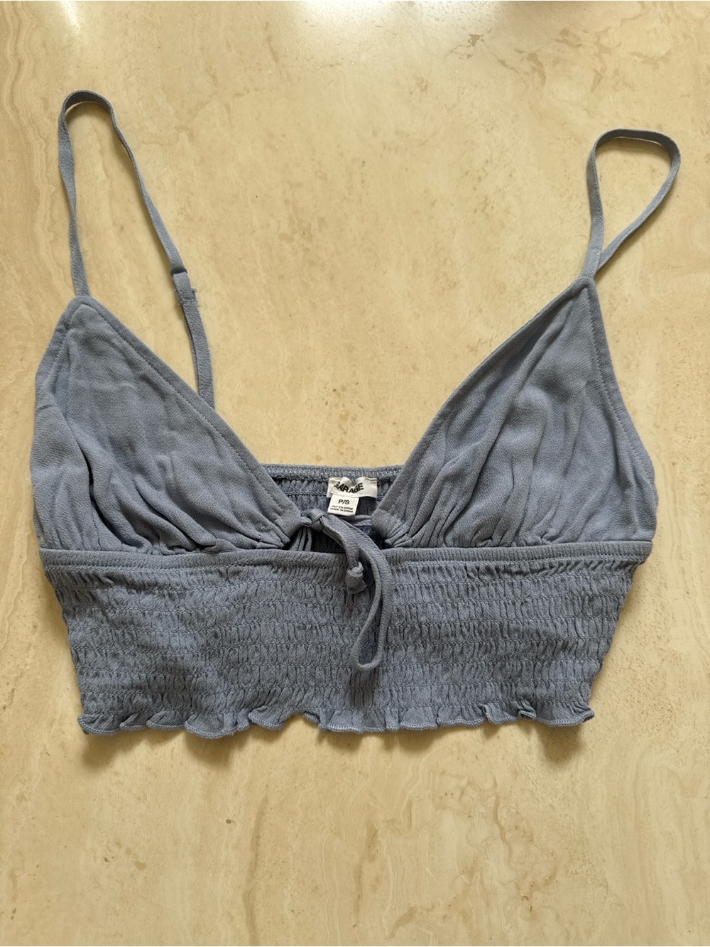 Garage blue top